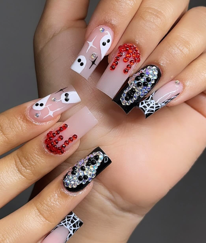 Blood Drip Nails